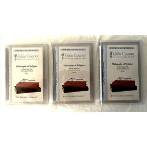 THE GREAT COURSES Philosophy Of Religion 3 Part 18 CDs + 3 Guidebooks James Hall